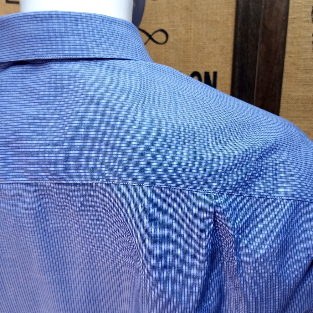 Ermenegildo Zegna Dress Shirt, French Cuffs, 16 1/2 - Picture 8 of 12